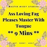 Ass Loving Fag Pleases Master With Tongue