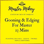 Gooning & Edging For Master - 13 Mins