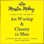 Ass Worship With Chastity - 12 Mins
