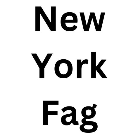 New York Fag
