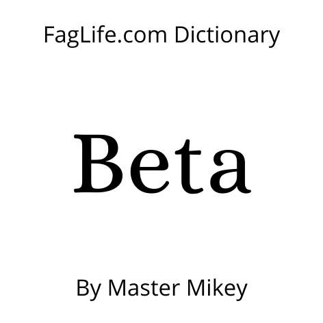 Beta In Dictionary